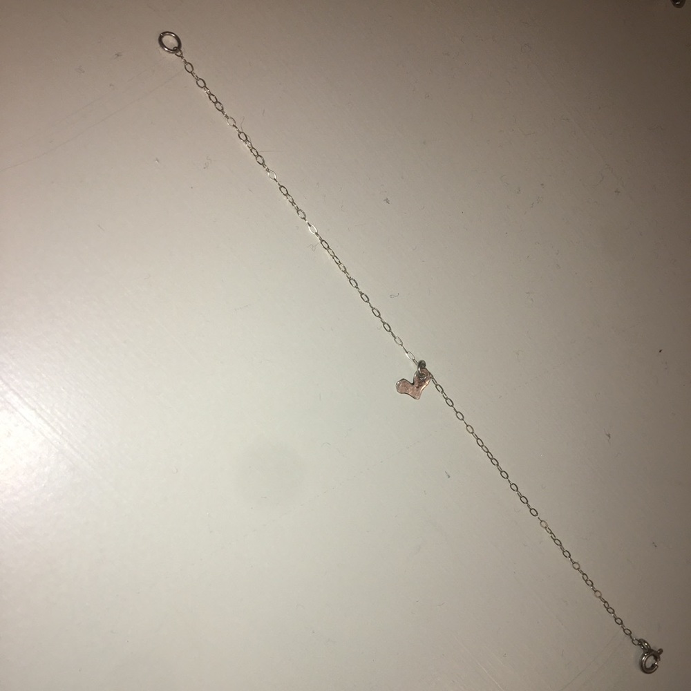 Sterling Silver Heart Bracelet